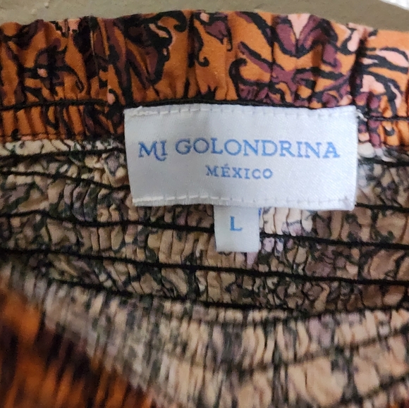 Mi Golondrina Brown Black Smocked Sundress - Picture 5 of 5